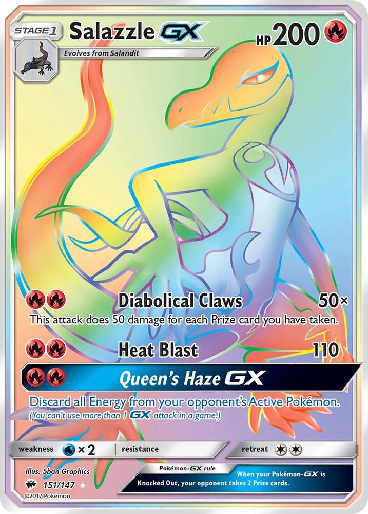 Salazzle GX (Secret) card image
