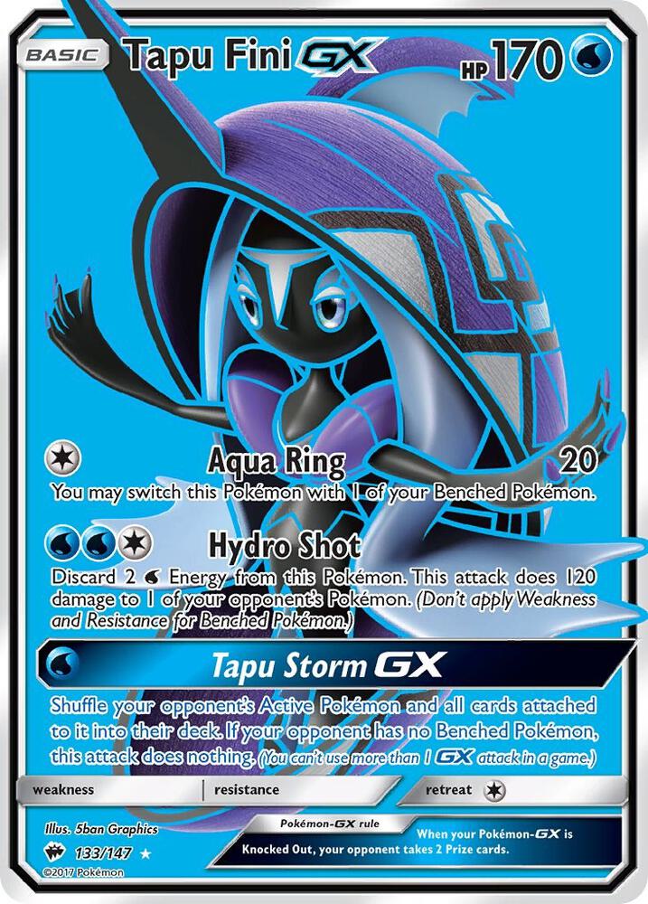 Tapu Fini GX (Full Art) card image
