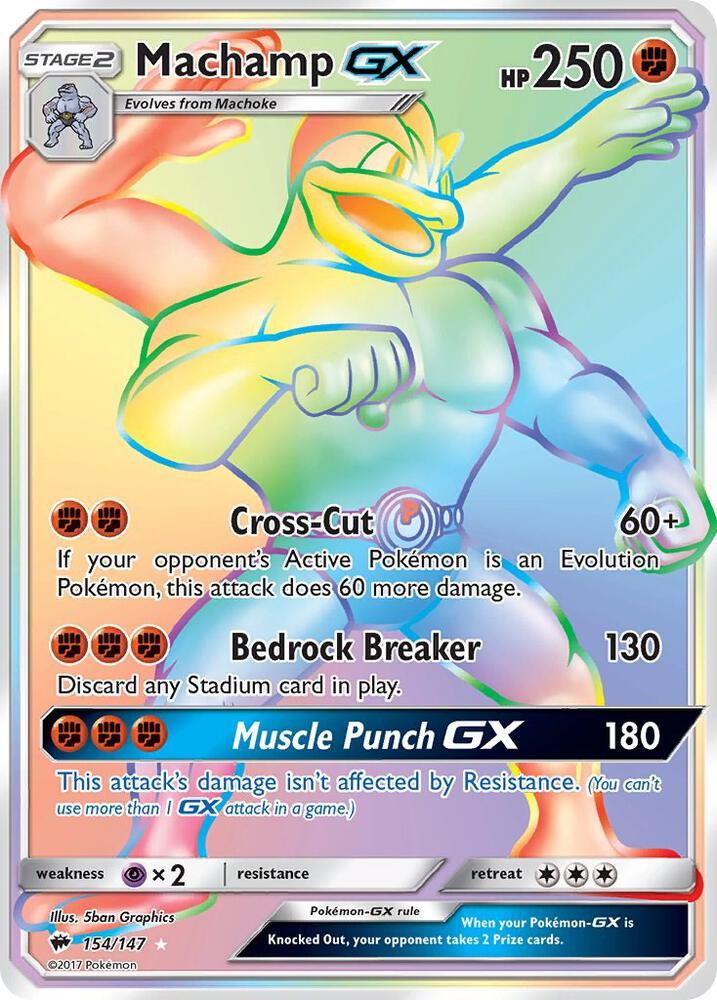 Machamp GX (Secret) card image