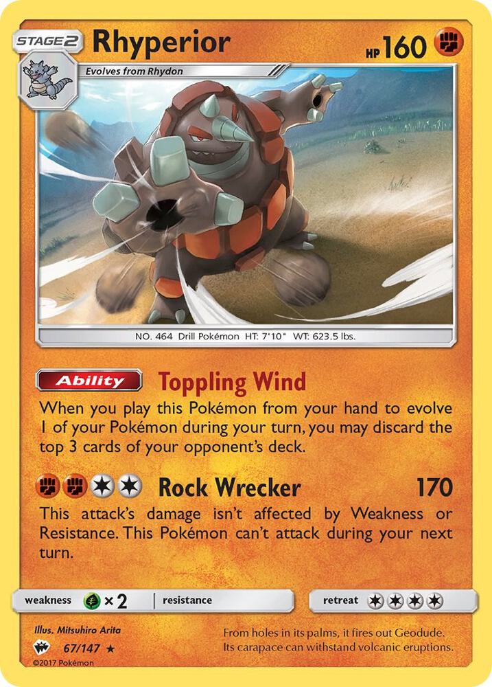 Rhyperior card image