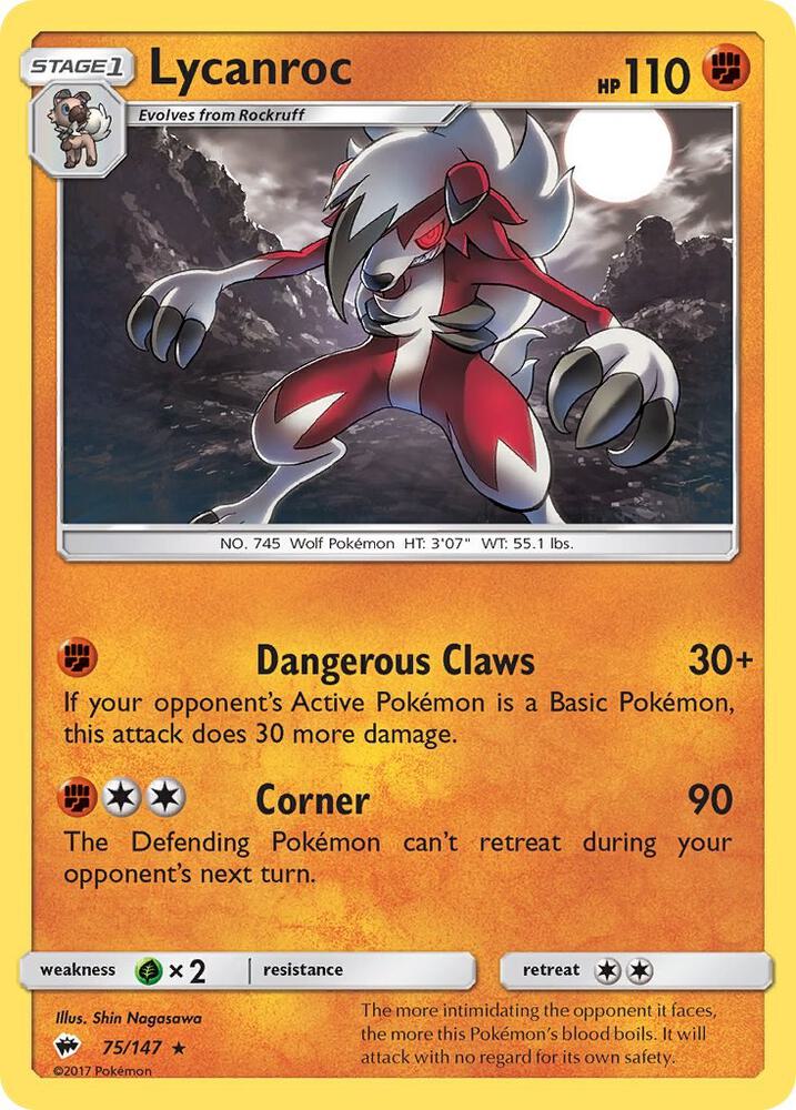 Lycanroc (75) card image