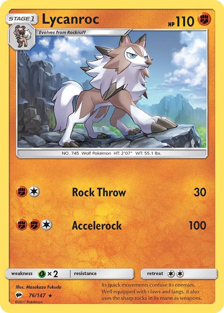 Lycanroc (76) card image