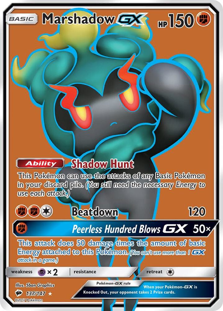 Marshadow GX (Full Art) card image