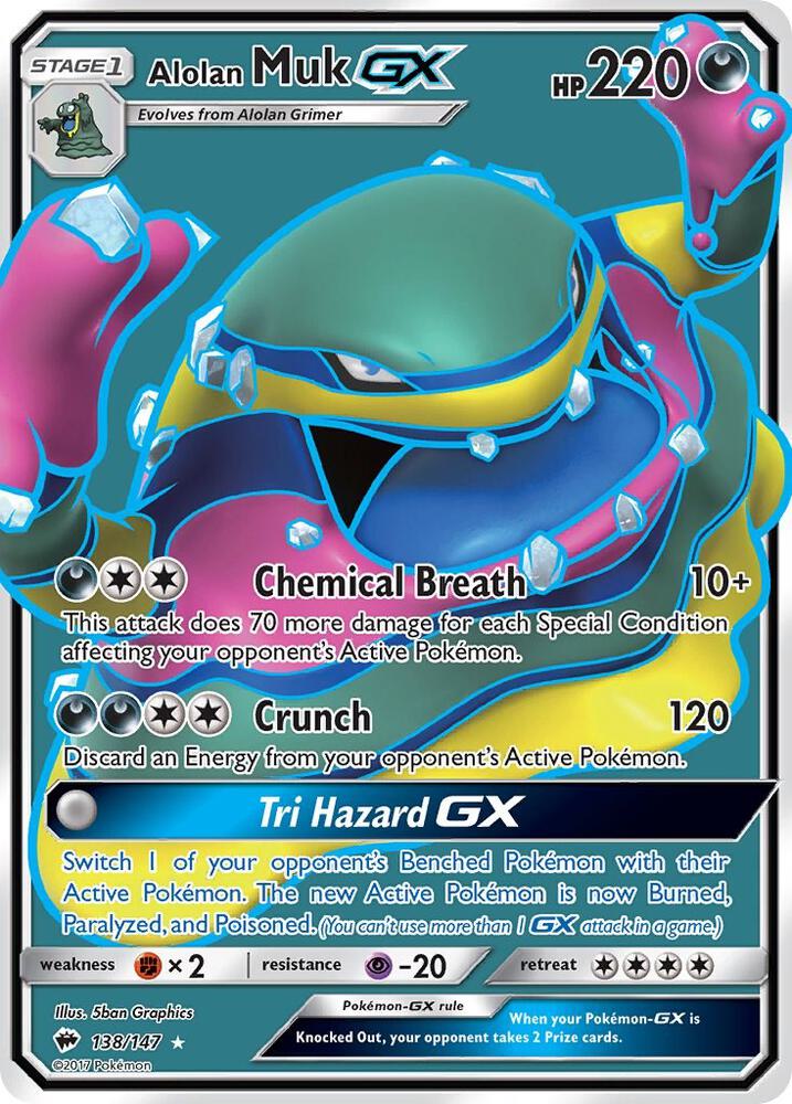 Alolan Muk GX (Full Art) card image