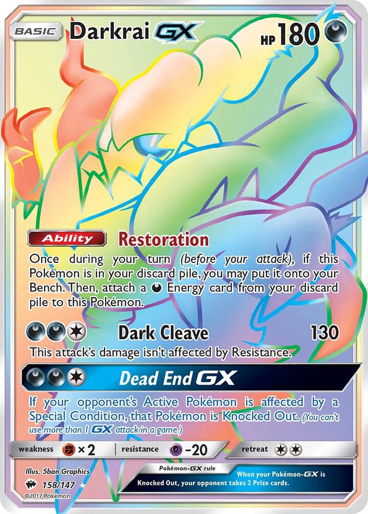 Darkrai GX (Secret) card image