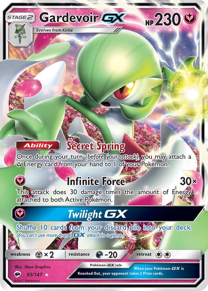 Gardevoir GX card image