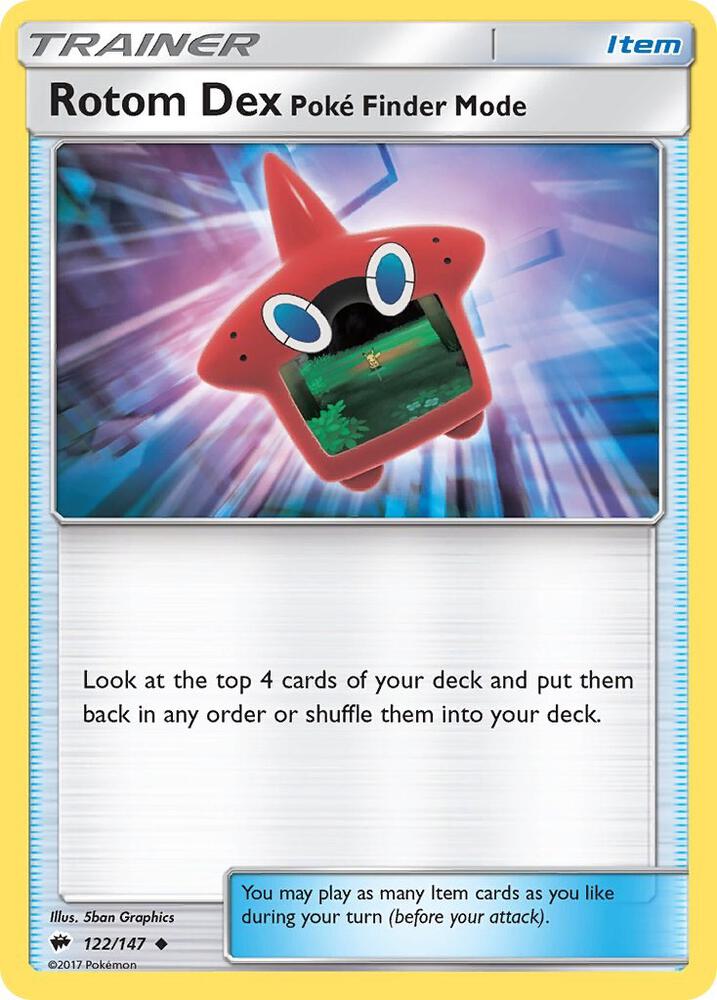 Rotom Dex Poke Finder Mode card image