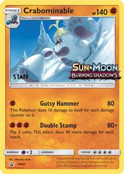 Crabominable - SM47 (Prerelease) [Staff] card image