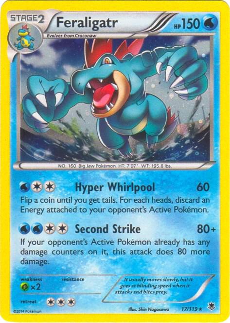 Feraligatr - 17/119 (Cosmos Holo) card image
