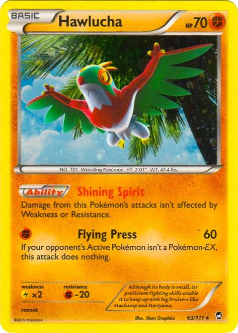 Hawlucha - 63/111 (Cosmos Holo) card image