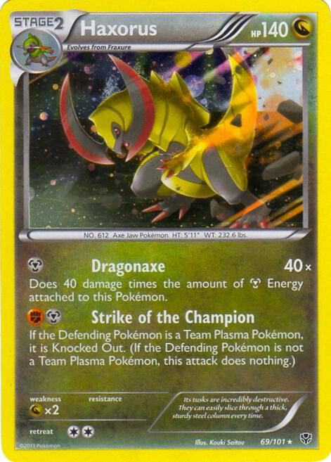 Haxorus - 69/101 (Cosmos Holo) card image