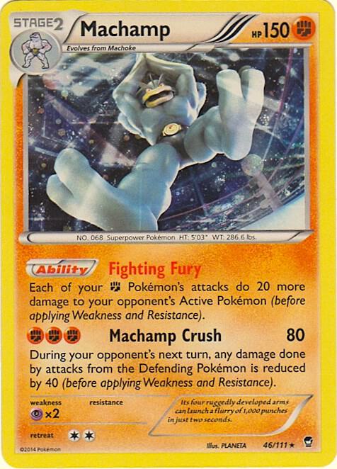 Machamp - 46/111 (Cosmos Holo) card image