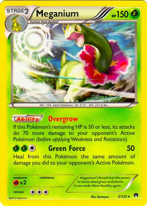 Meganium - 3/122 (Cosmos Holo) card image