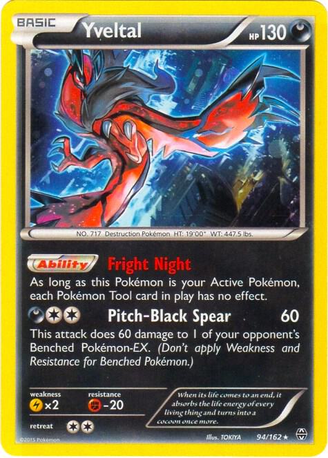 Yveltal - 94/162 (Cosmos Holo) card image