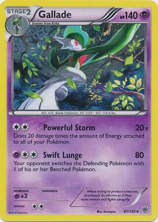 Gallade - 61/135 (Cosmos Holo) card image