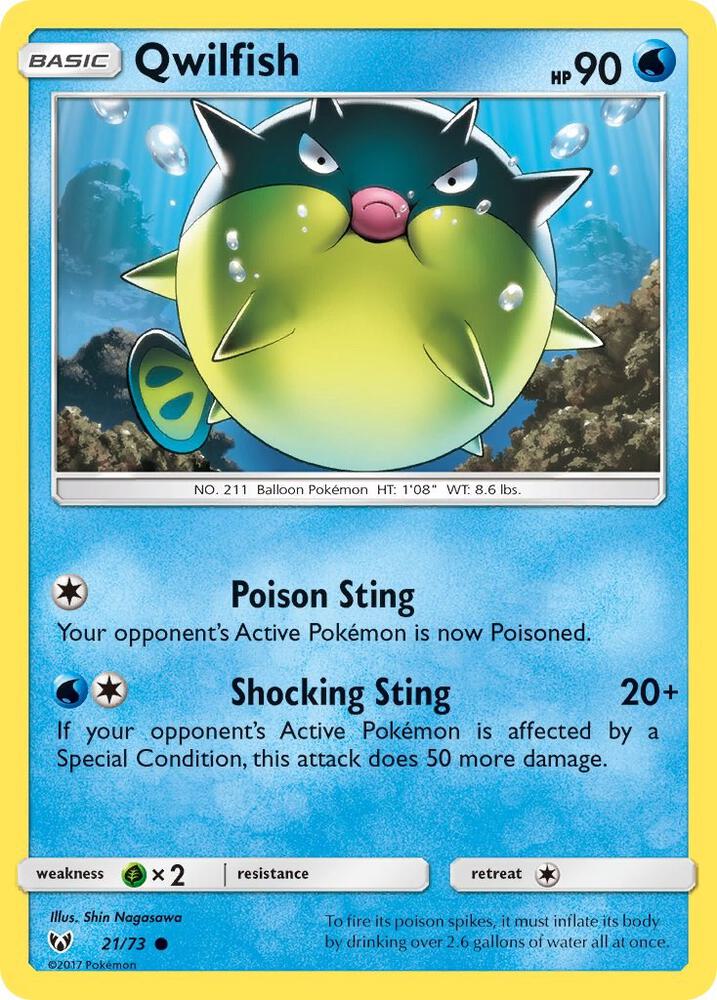 Qwilfish card image