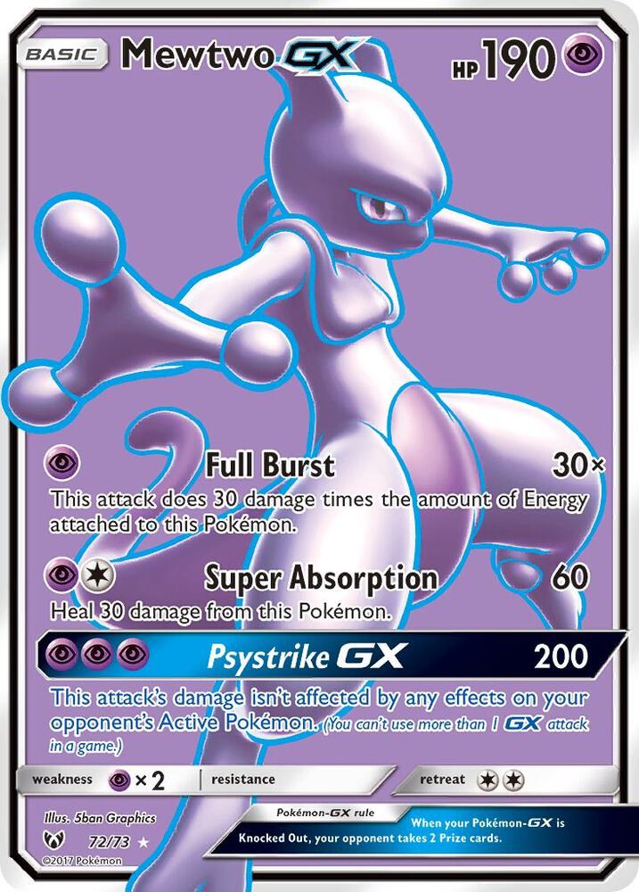 Mewtwo GX (Full Art) card image