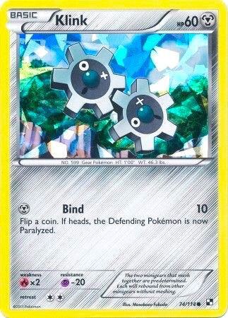 Klink - 74/114 (Cracked Ice Holo) card image