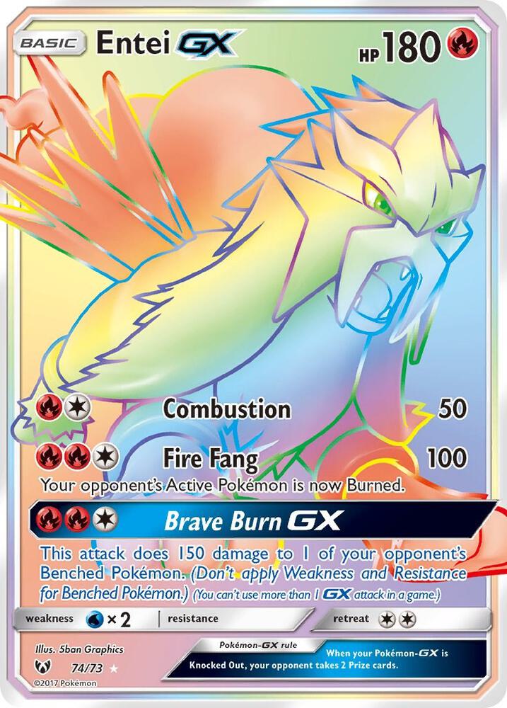 Entei GX (Secret) card image