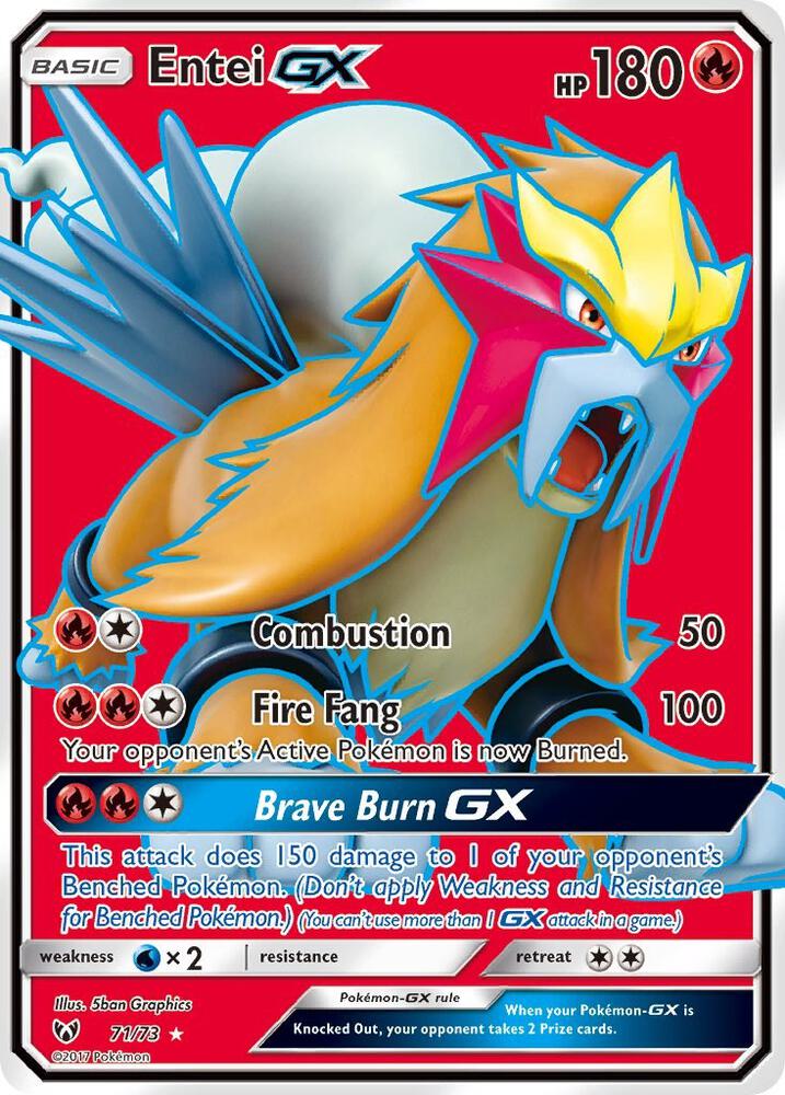 Entei GX (Full Art) card image