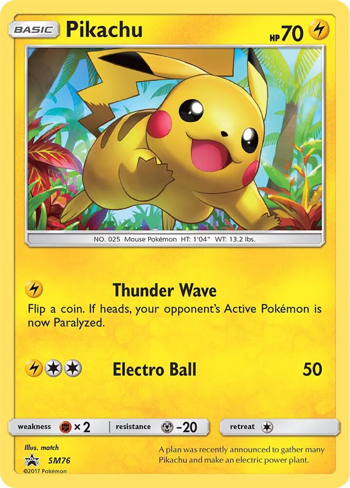 Pikachu - SM76 card image
