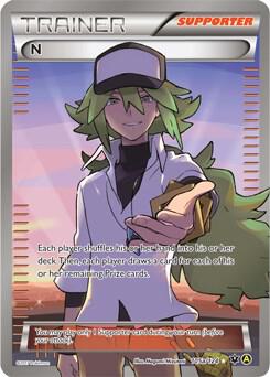 N (Supporter) - 105a/124 card image