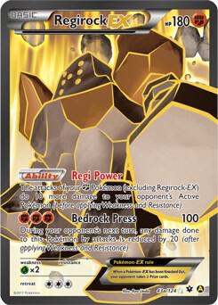 Regirock EX - 43a/124 card image