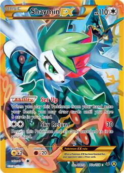 Shaymin EX - 77a/108 card image
