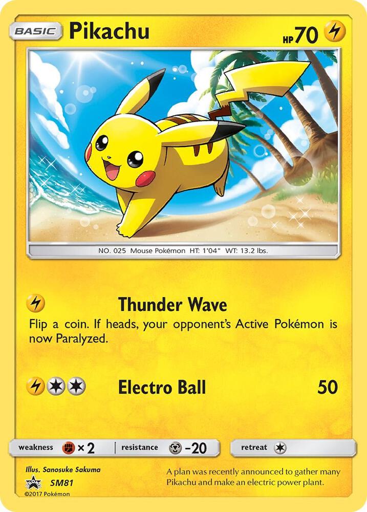 Pikachu - SM81 card image