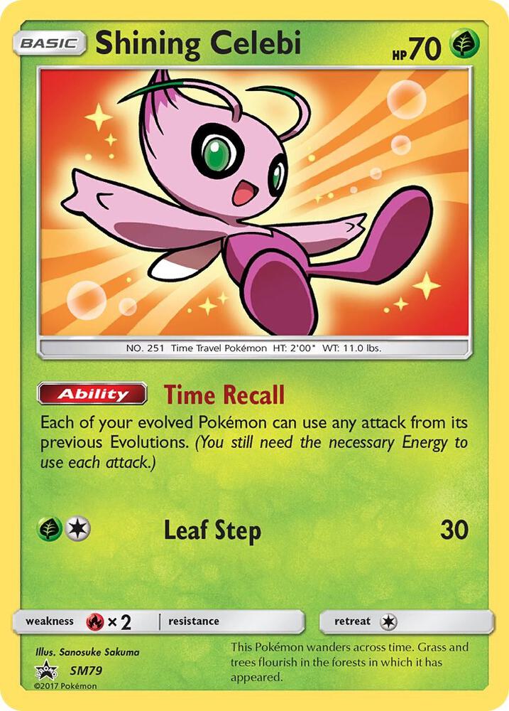 Shining Celebi - SM79 card image