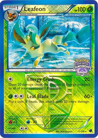 Leafeon - 11/116 (State Championships) card image
