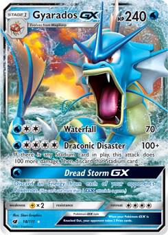 Gyarados GX card image
