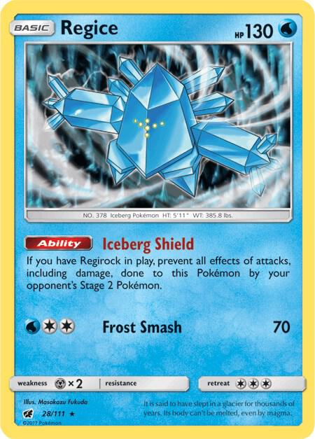 Regice card image