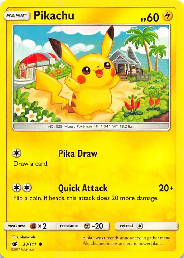 Pikachu card image
