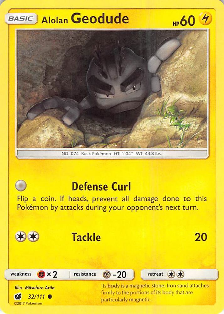 Alolan Geodude card image