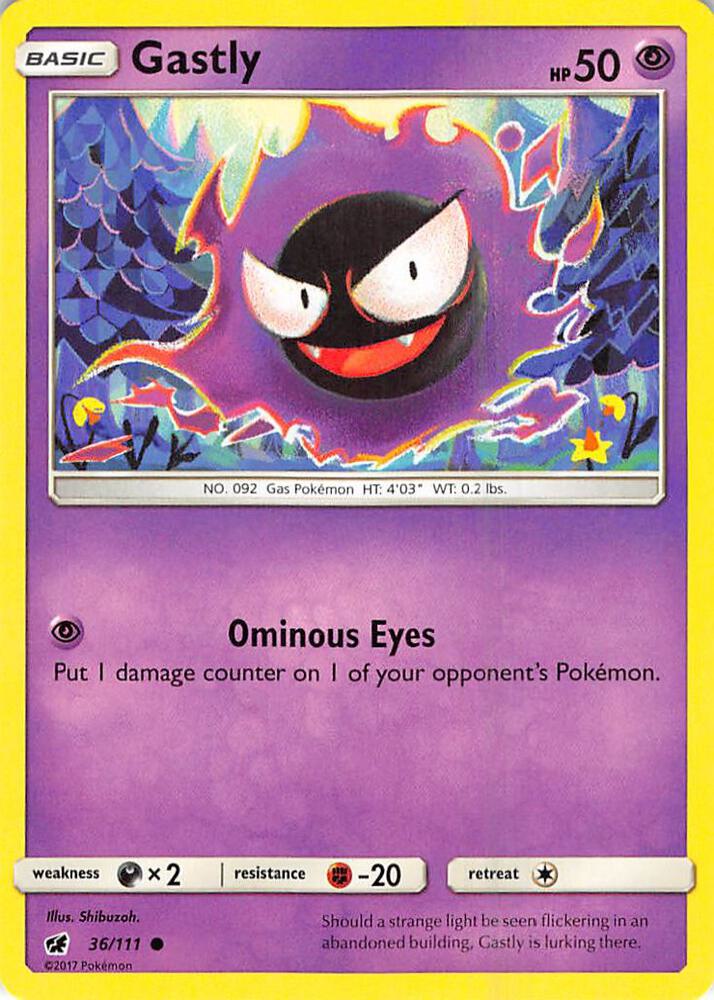 Gastly card image