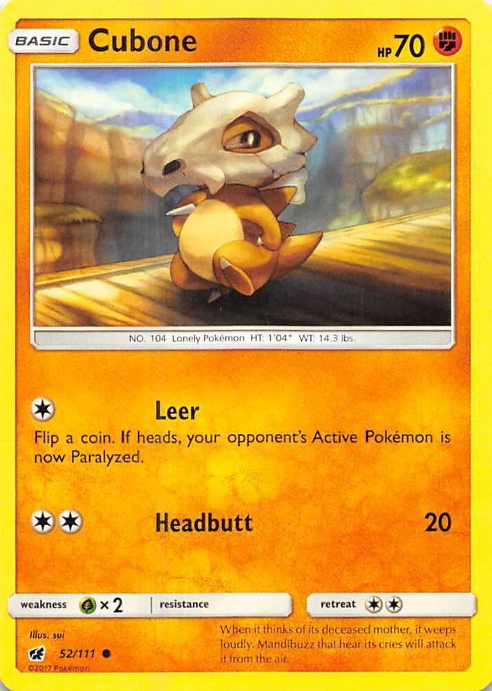 Cubone card image
