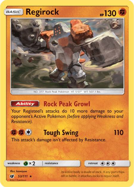 Regirock card image