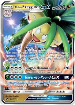 Alolan Exeggutor GX card image