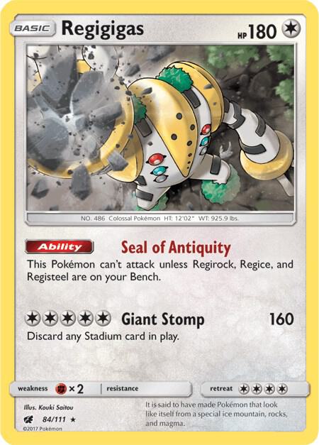 Regigigas card image