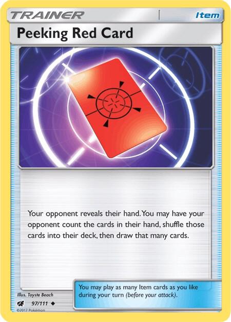 Peeking Red Card card image
