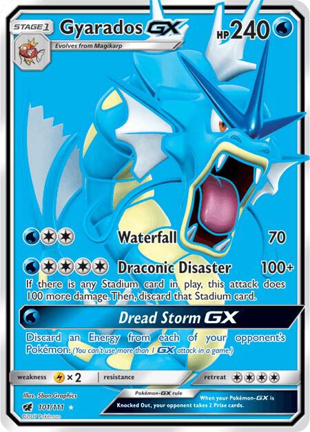 Gyarados GX (Full Art) card image