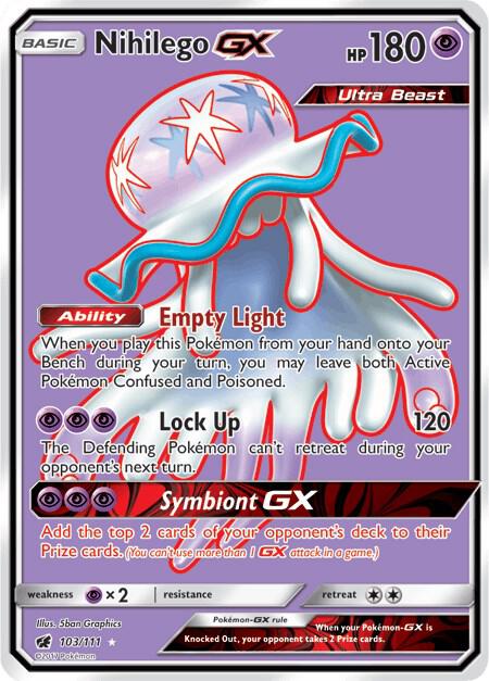 Nihilego GX (Full Art) card image