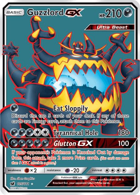 Guzzlord GX (Full Art) card image
