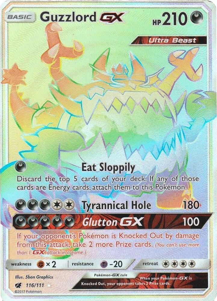 Guzzlord GX (Secret) card image