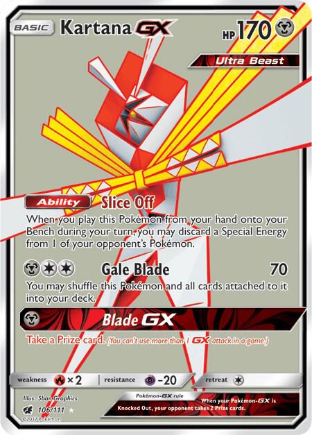 Kartana GX (Full Art) card image