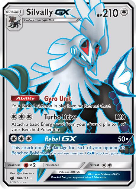 Silvally GX (Full Art) card image