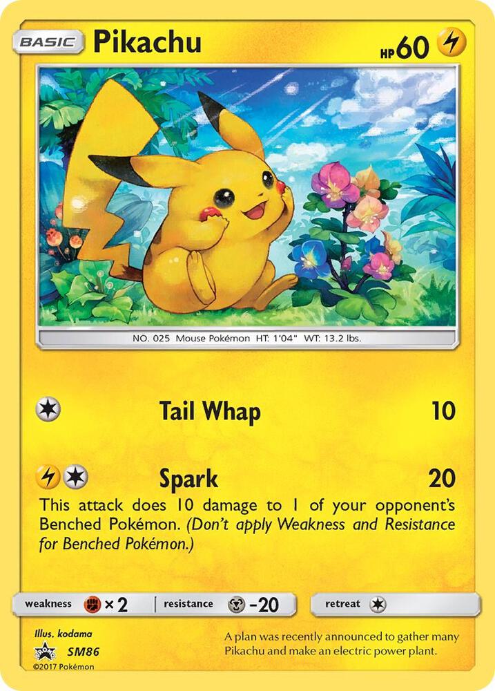 Pikachu - SM86 card image