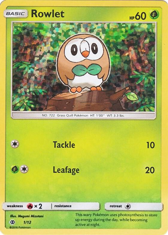 Rowlet - 1/12 card image