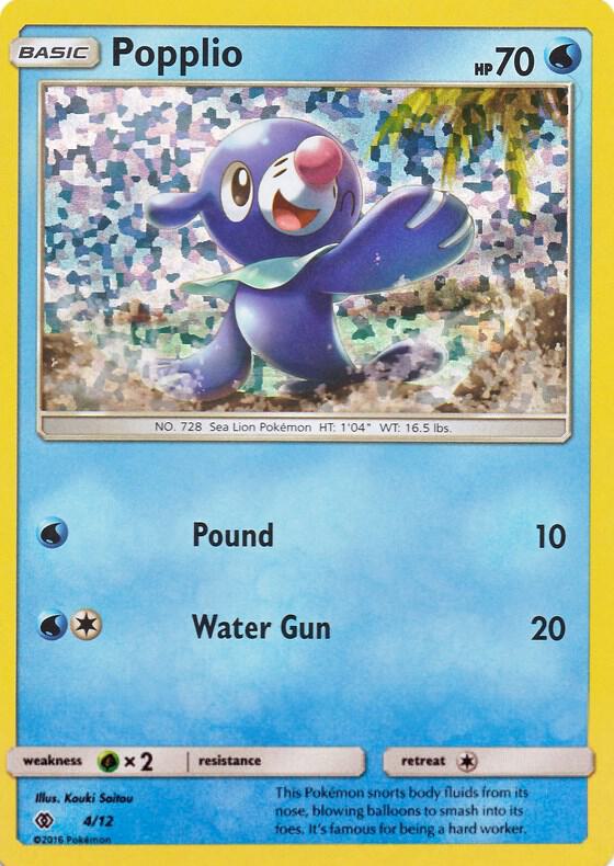 Popplio - 4/12 card image